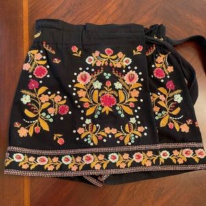 Zara Patchwork Skort / Skirt